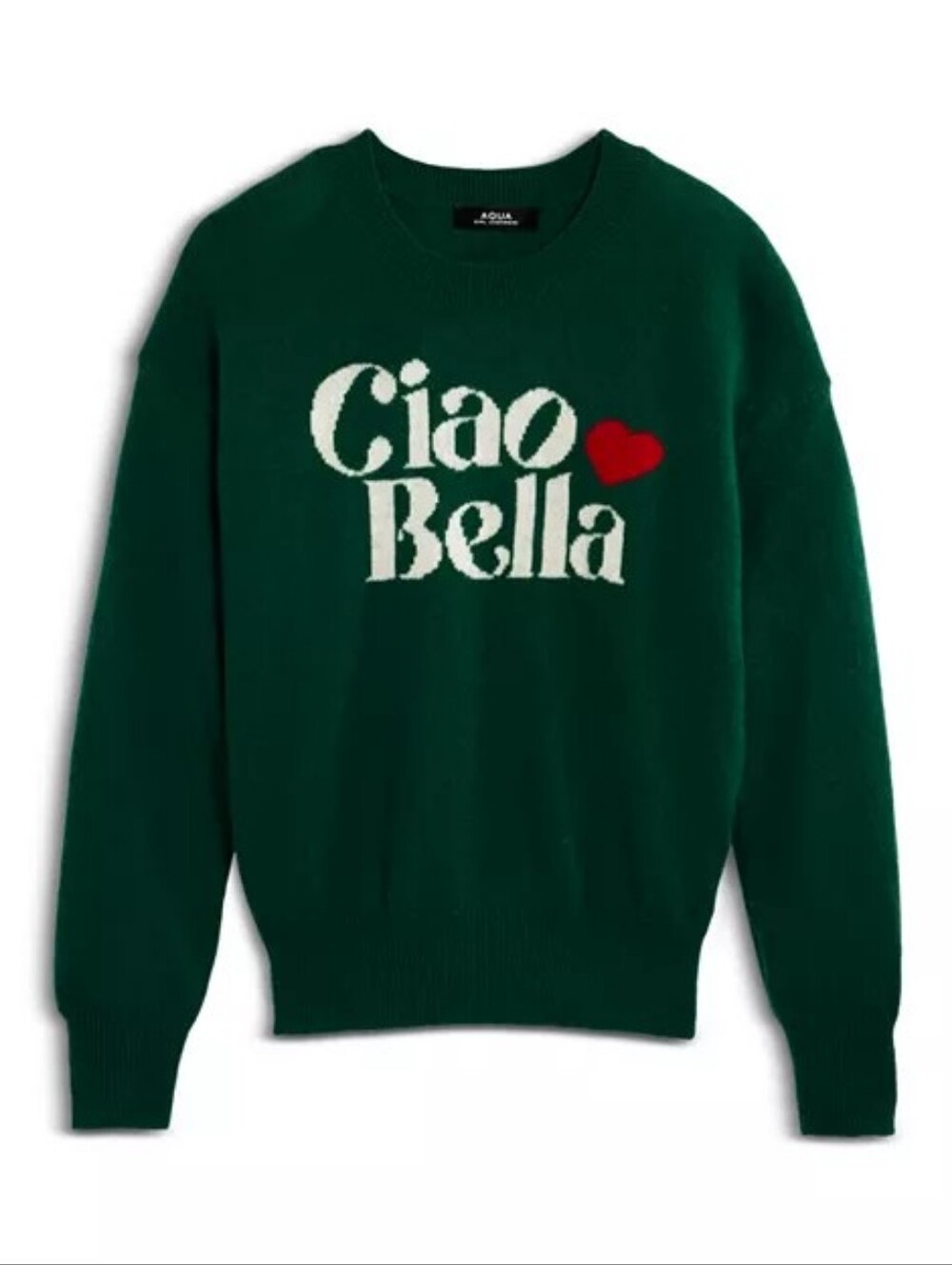 NWT Girls' Ciao Bella Cashmere Pullover Crewneck Sweater, 9/10Y